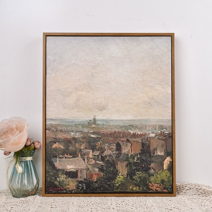 Minimalist Wooden Oil Painting Frame