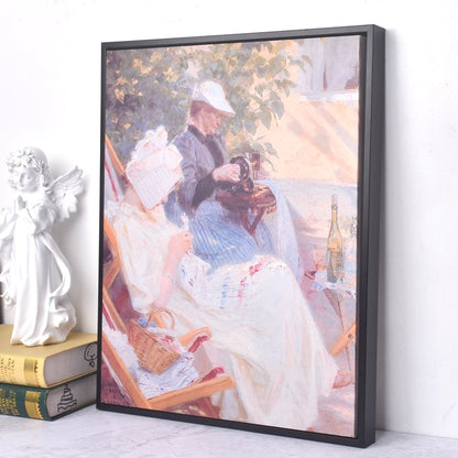 Minimalist Wooden Oil Painting Frame