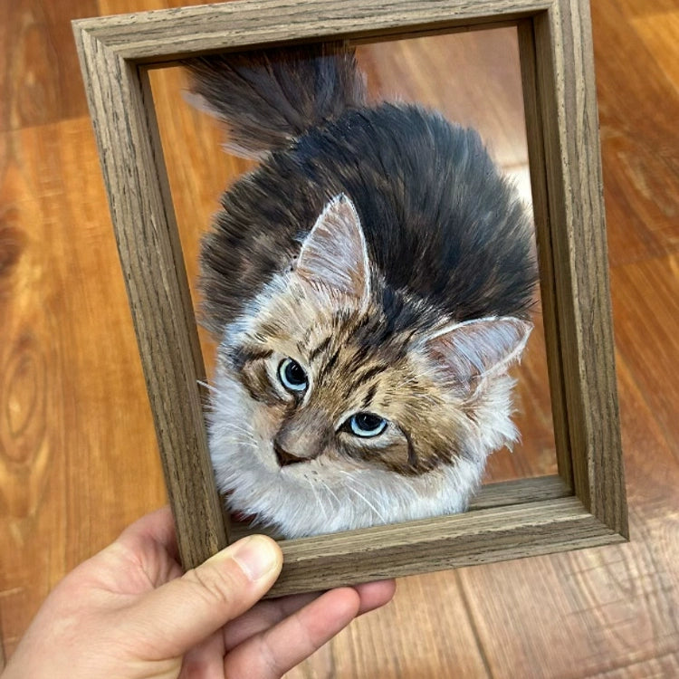 Dimension Series: Multi-Layered 3D Acrylic Pet Portrait - Premium Modern Gift Edition