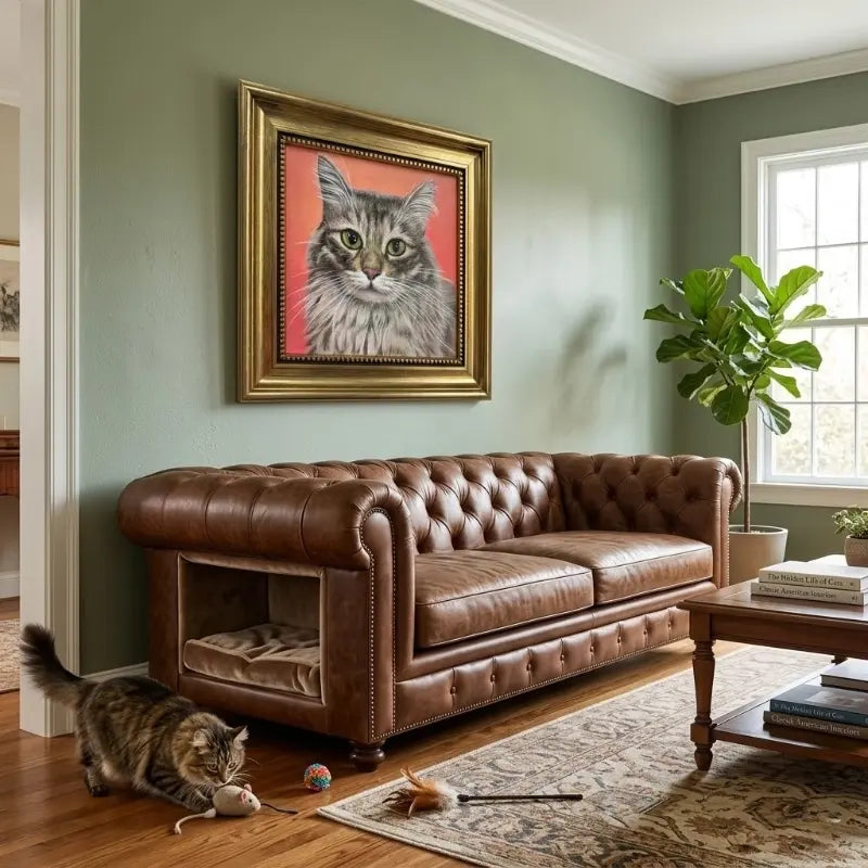 Premium Acrylic|Hand-Painted Realistic Pet Portrait Custom