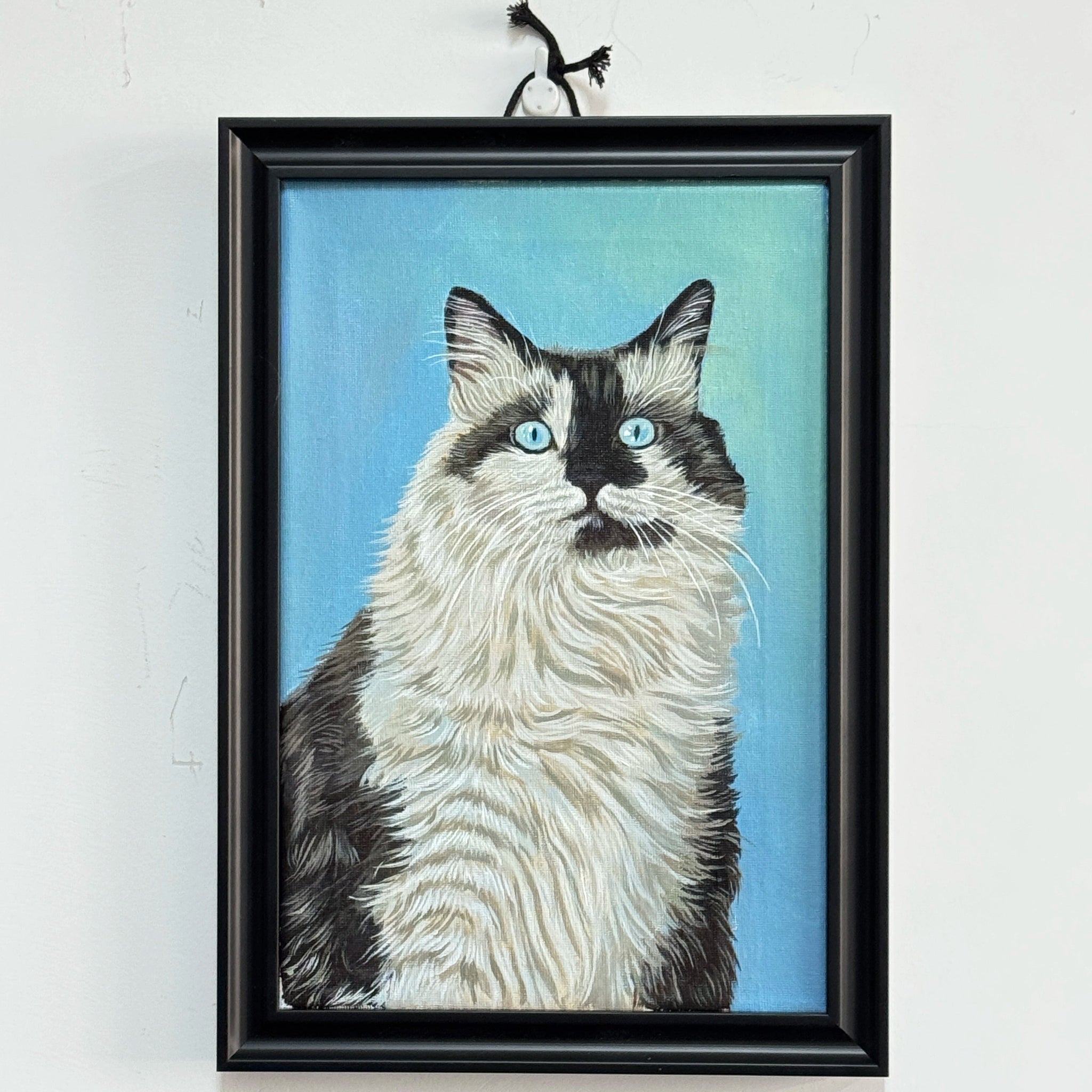 Hand-Painted Pet Portrait For Wall Decor