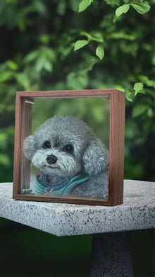 Dimension Series: Multi-Layered 3D Acrylic Pet Portrait - Premium Modern Gift Edition